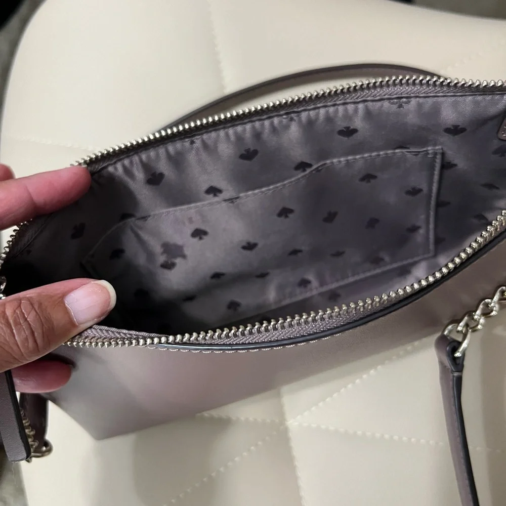 Kate Spade purse bag tote chain strap small leather - Picture 8 of 8